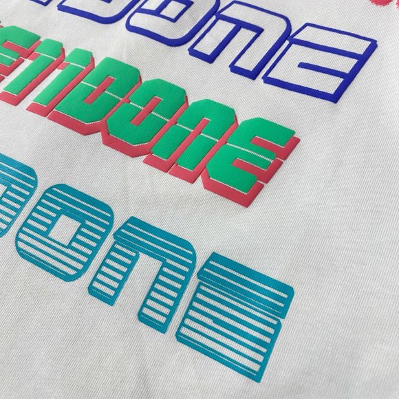 We11 Done Colorful Large Letter Logo Print T Shirt in White - Picture 6 of 11